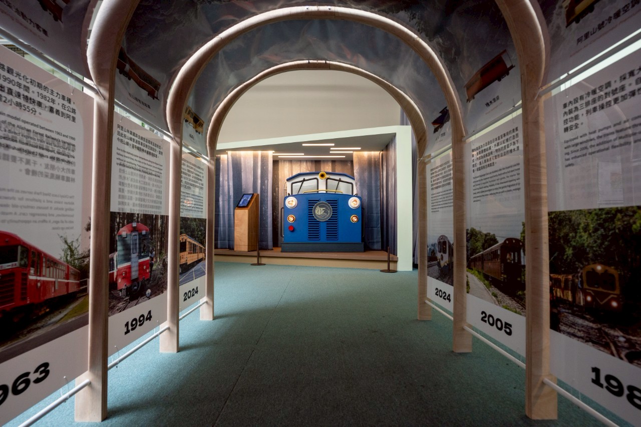 「阿里山林鐵行動學校」首展在國立自然科學博物館正式開幕。（圖／農業部提供）