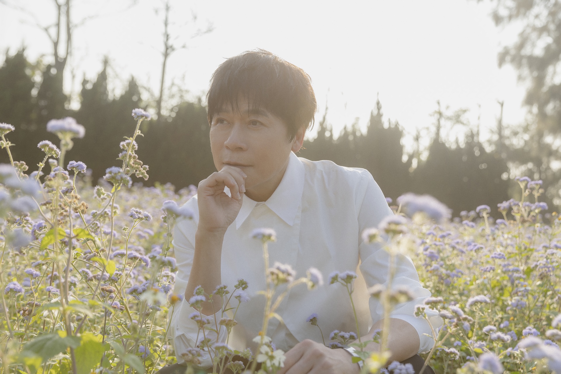 洪榮宏習慣田園生活。（圖／萬星傳播提供）