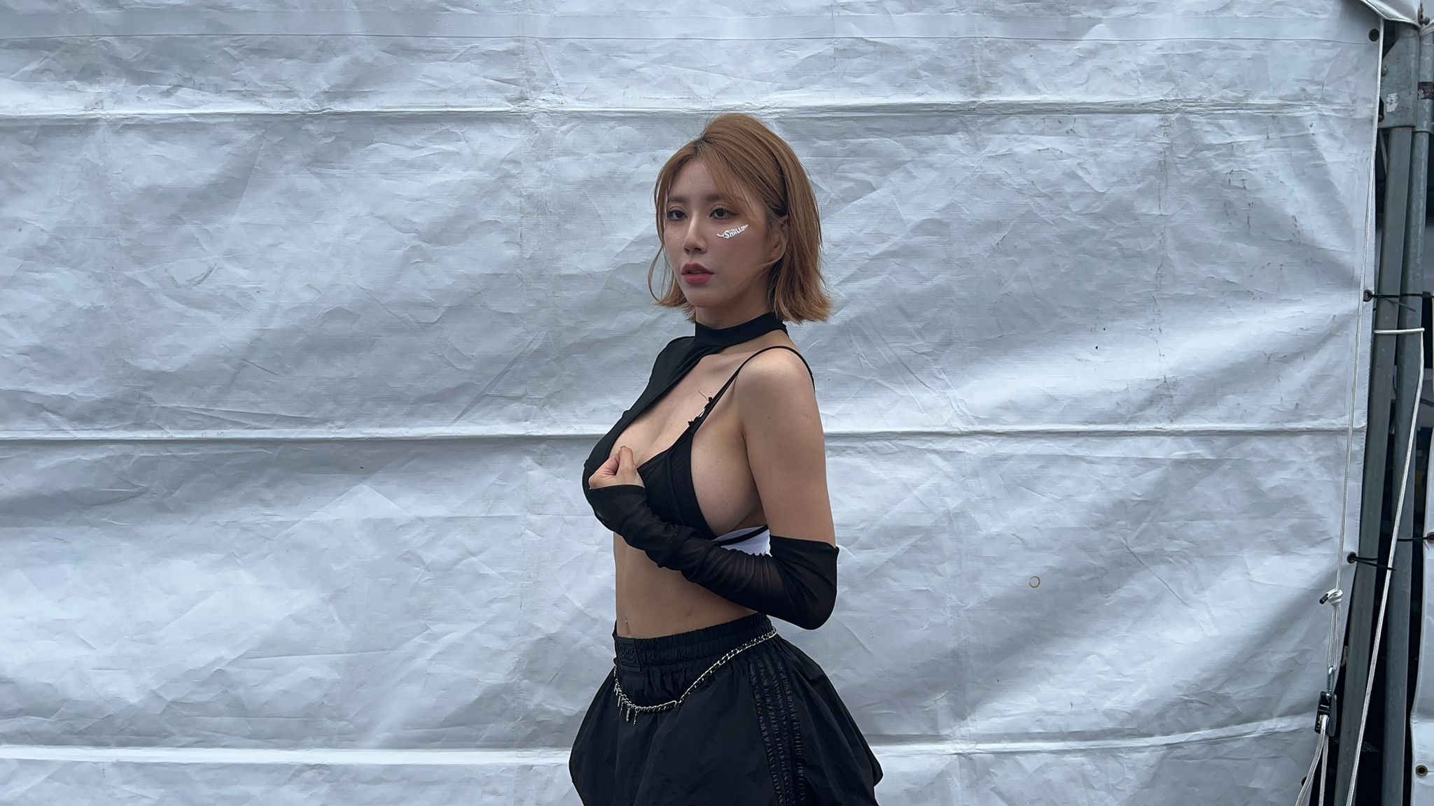 妖嬌隆乳成G奶。（圖／記者蔡依庭攝）
