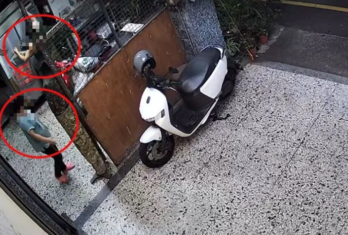豐原一家人最後身影。（圖／翻攝畫面）