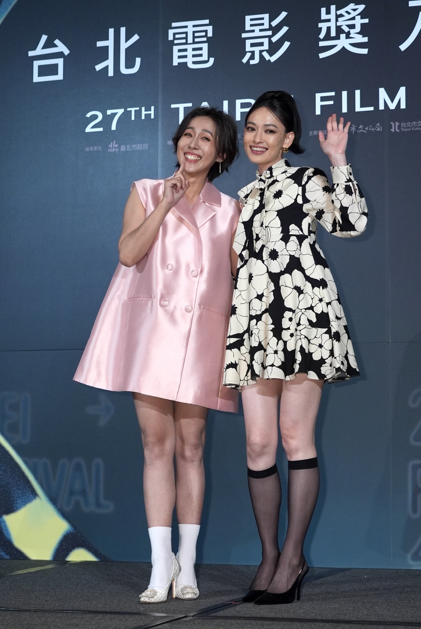張詩盈（左）、姚以緹都入圍女配角獎。（圖／記者陳明中攝）