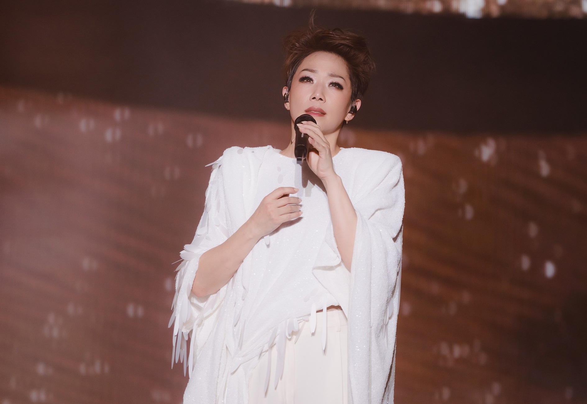 林憶蓮「迴響 Resonance」2025巡迴演唱會在上海體育場開唱。（圖／索尼音樂提供）