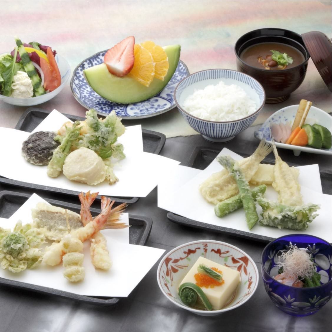 銀座天國栞花套餐。（圖／大倉久和提供）