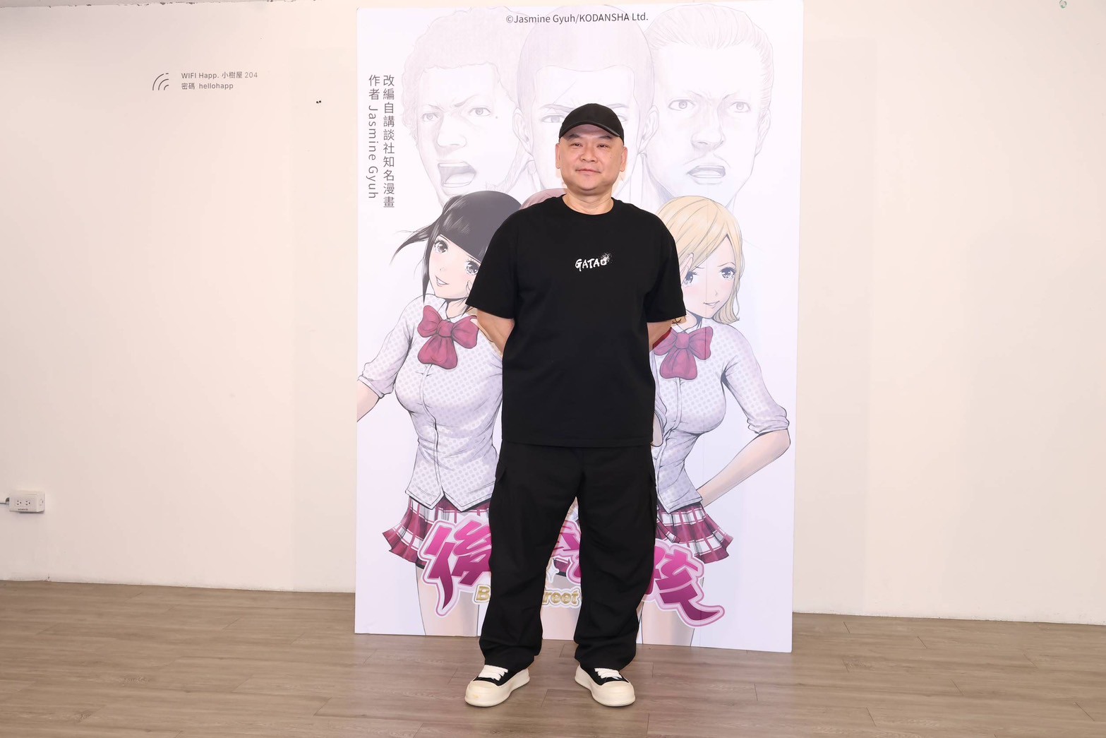 張威縯（宏哥）手上推出一系列角頭電影，是角頭教父。（圖／記者王人傑攝）