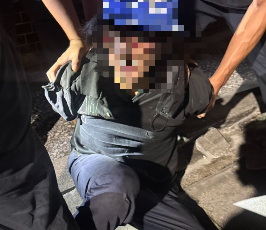 陳男被逮。（圖／翻攝畫面）