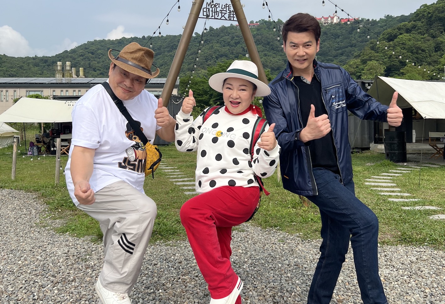 白冰冰（中）在《天知道》中與林義方（左）和倪齊民有不少對手戲。（圖／長興影視提供）