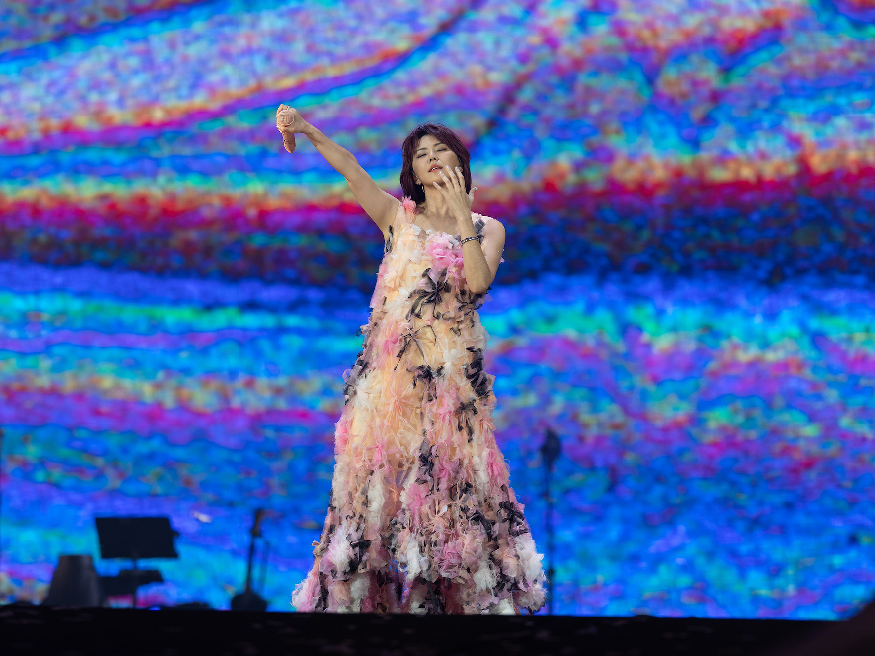 演唱會在最後一首歌〈日落〉中劃下句點。（圖／Make Music提供）