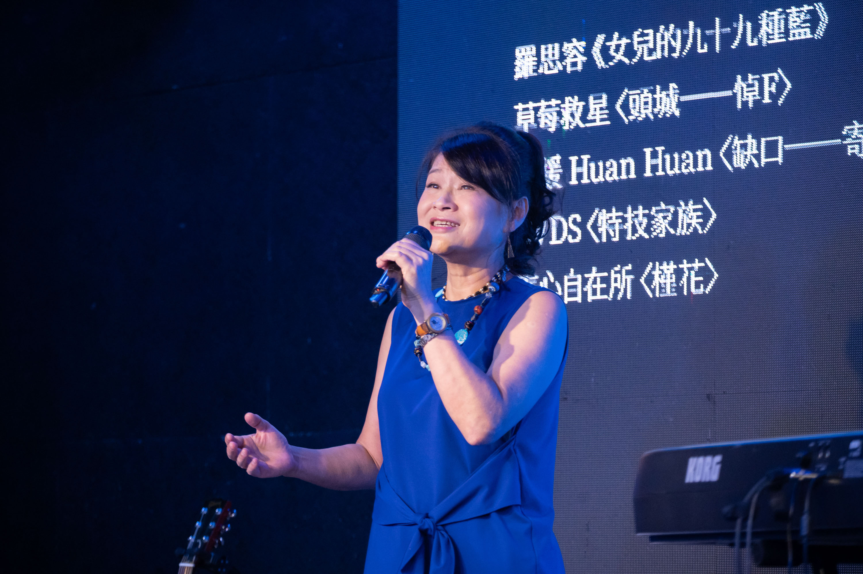 羅思容表示自己一直都是零雨的粉絲。（圖／目宿媒體提供）