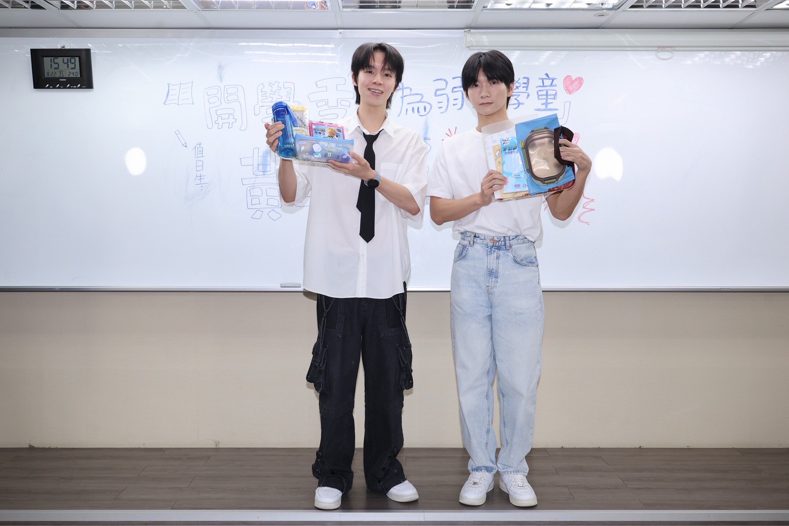 黃氏兄弟平時常常做公益。（圖／記者王人傑攝）
