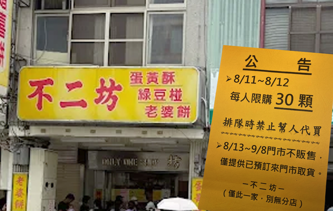 不二坊蛋黃酥瘋搶。（圖／翻攝Google Masp）