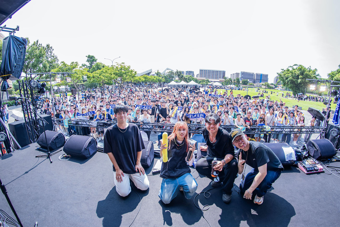 林潔心首次登上叭叭舞台。（圖／StreetVoice街聲提供）
