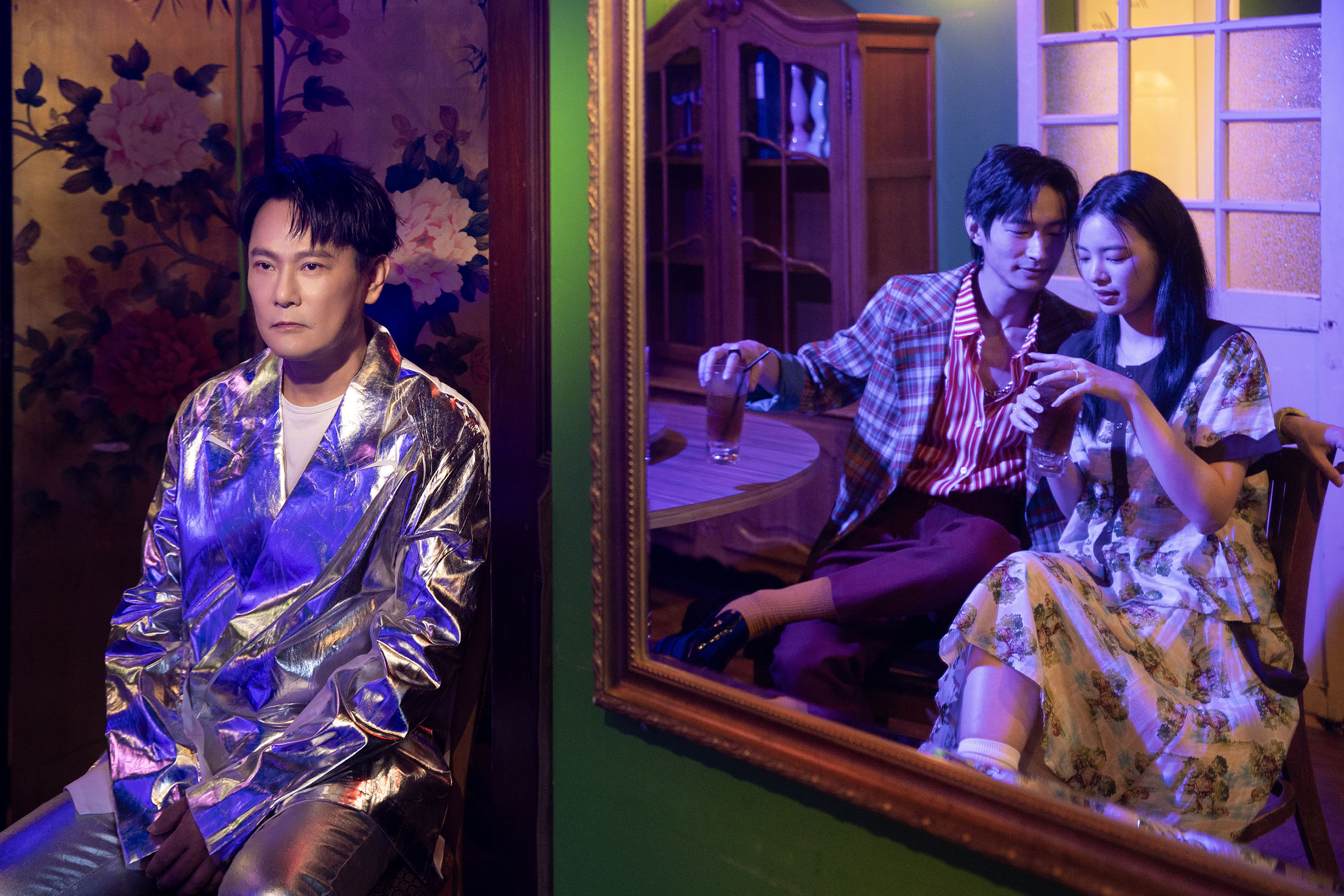 張信哲新曲〈屬於我們的故事〉MV找來黃河、陸夏搭檔演出。（圖／潮水音樂提供）