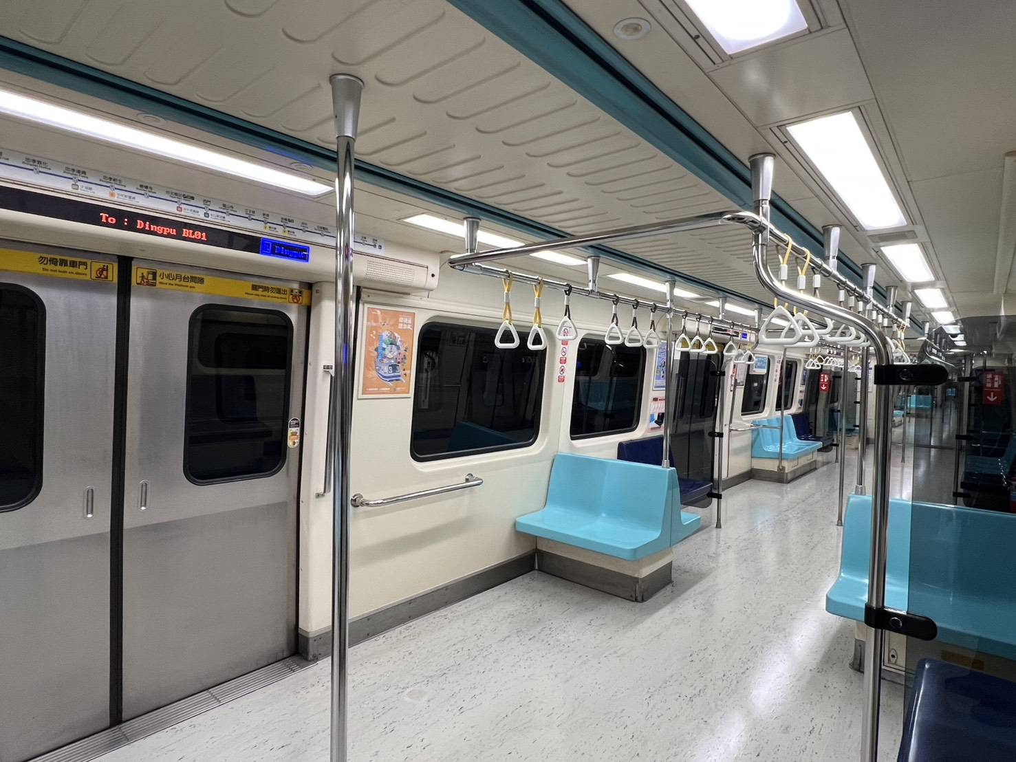 台北捷運車廂示意圖。（圖／臺北捷運提供）