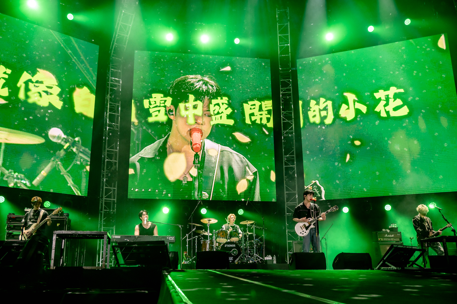 N.Flying首次港都開唱，全場合唱點燃現場氣氛。（圖／SHOWOFFICE提供）