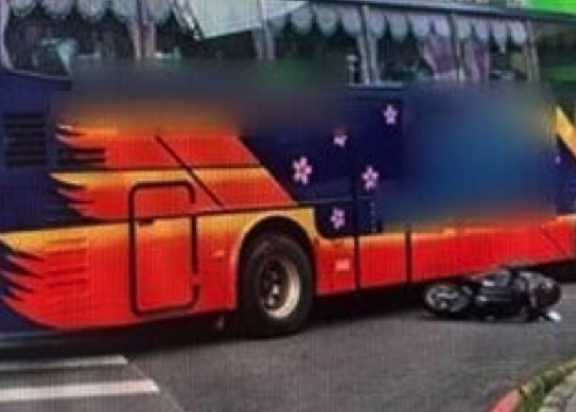 女大生魂斷遊覽車輪下。（圖／蘆竹警分局提供）