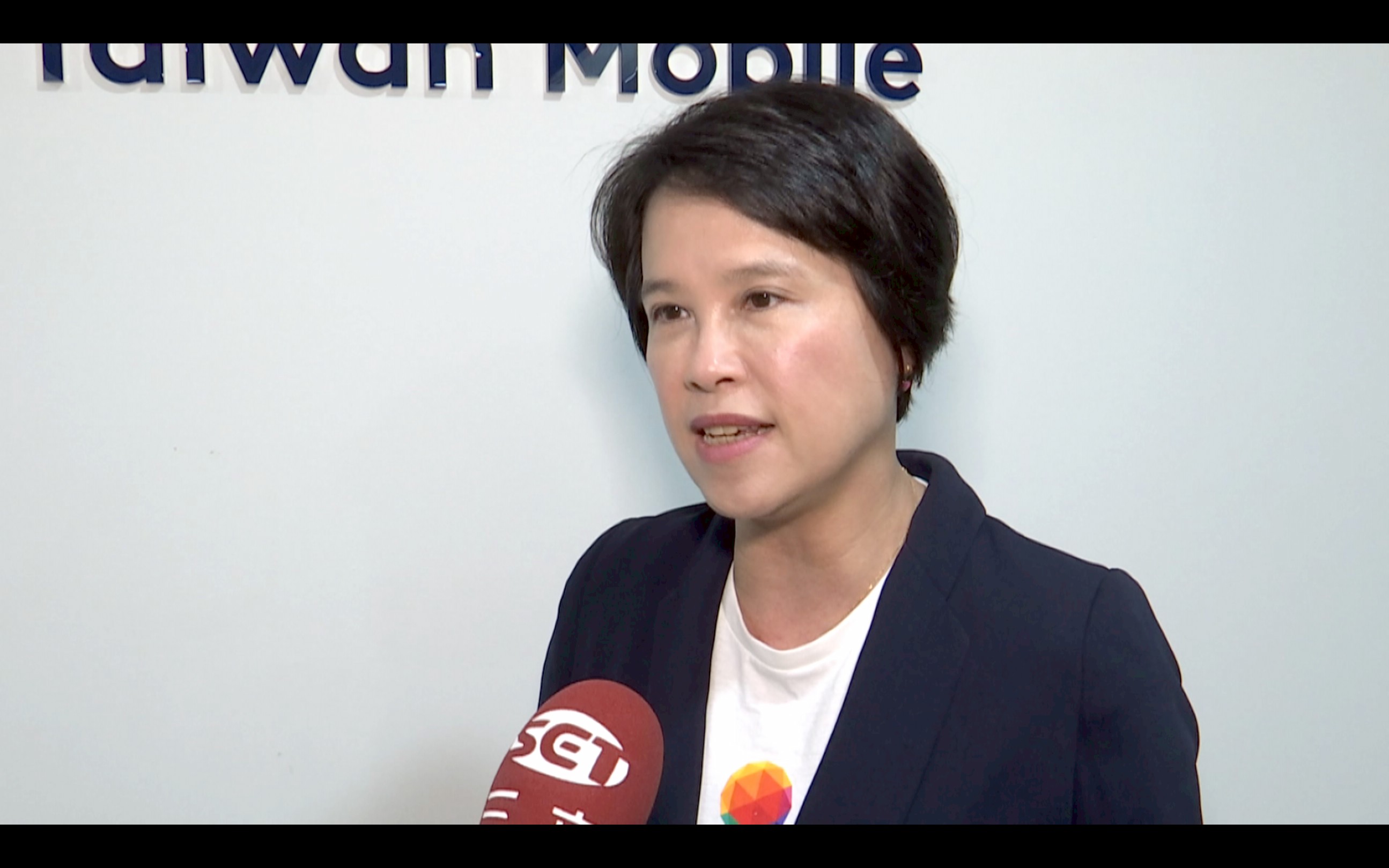 台灣大哥大企業服務事業商務長朱曉幸。（圖／三立提供）