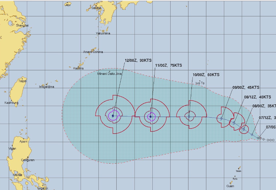 又有熱帶性低氣壓生成。（圖／翻攝台灣颱風論壇FB）