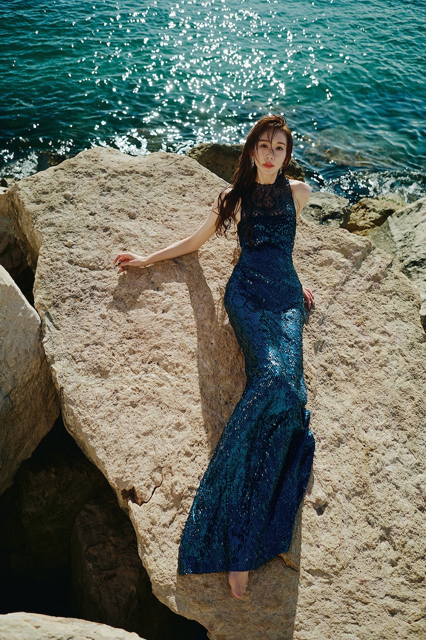 林志玲化身美人魚。（圖／志玲姊姊基金會提供）