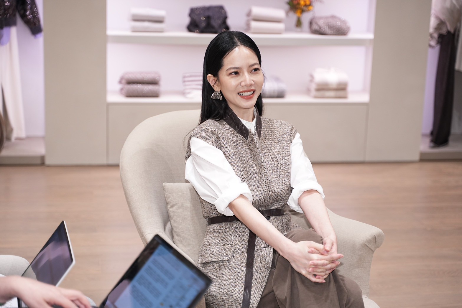 曾之喬坦言自己幾乎沒有奶水親餵兒子。（圖／記者王人傑攝）