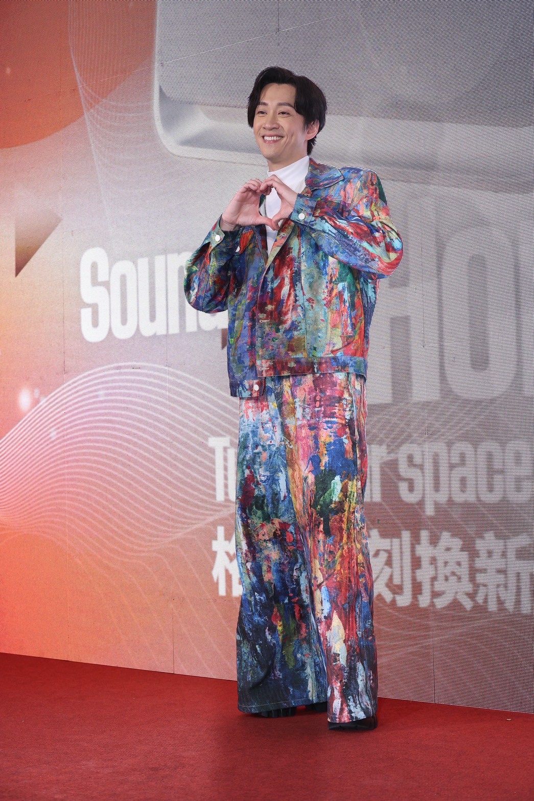 陳漢典求婚Lulu後首露面滿臉春風。（圖／記者許方正攝）