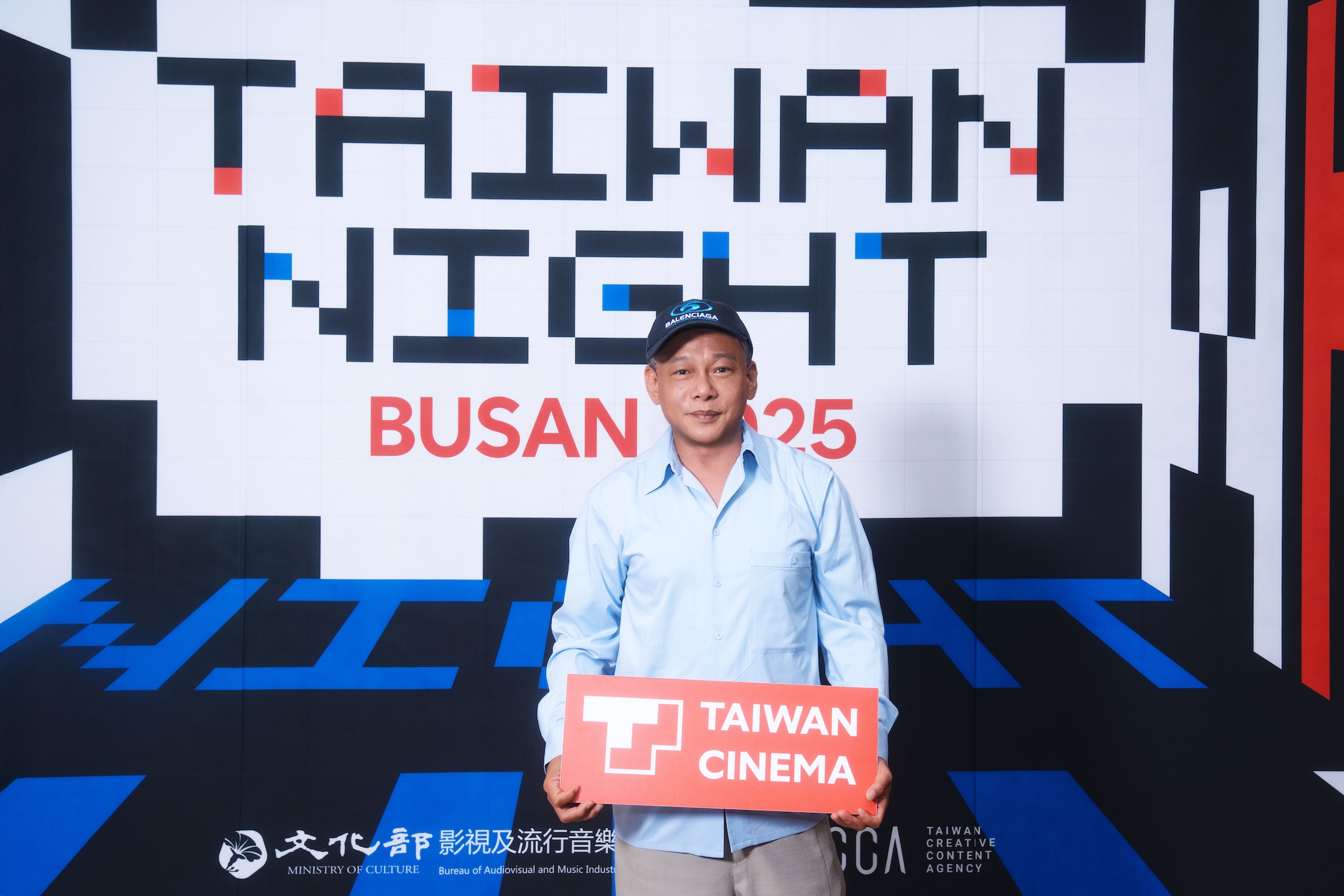 李康生出席釜山影展台灣之夜。（圖／北影提供）