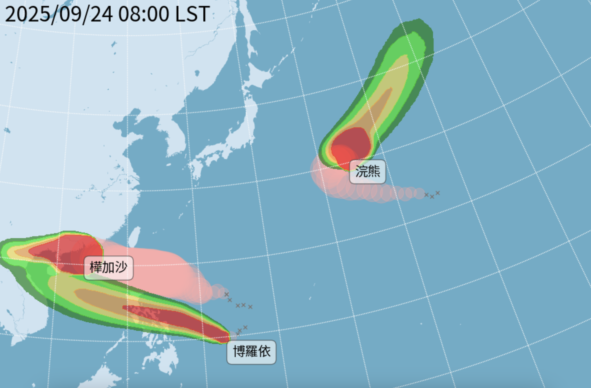 博羅依生成。（圖／翻攝氣象署官網）
