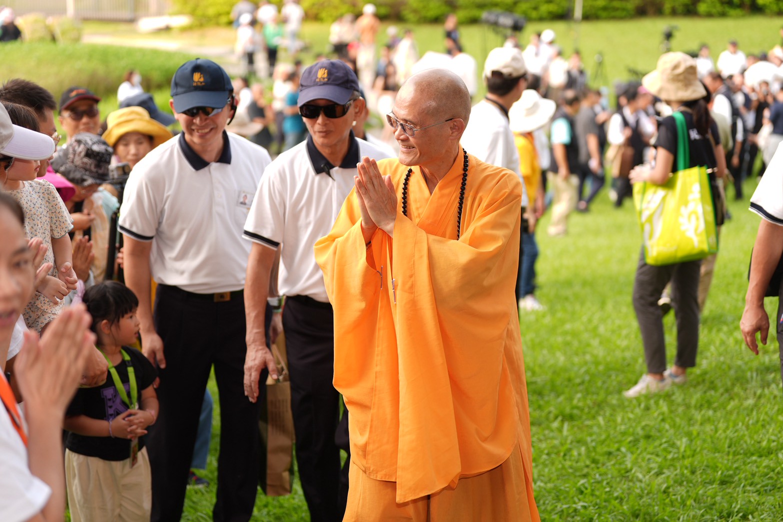 果暉法師受人敬重。（圖／記者陳明中攝）