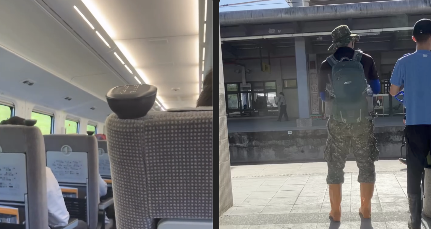 列車長「到站廣播」暖哭鏟子超人。（圖／Threads@trinawhywhy提供）