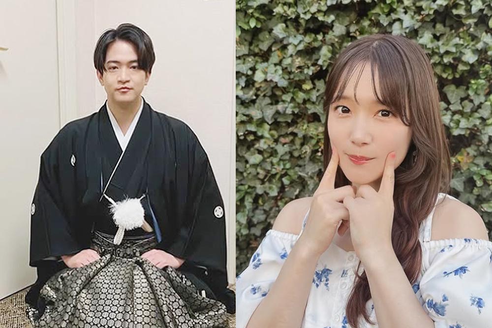 石川界人閃婚內田真禮。(圖/翻攝自石川界人、內田真禮IG)