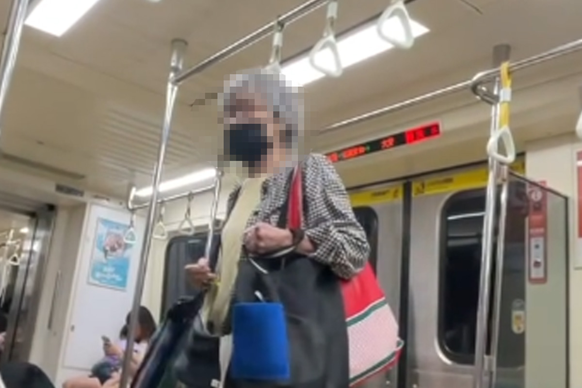 北捷老婦黑歷史被起底。（圖／翻攝queen7_910 Threads）