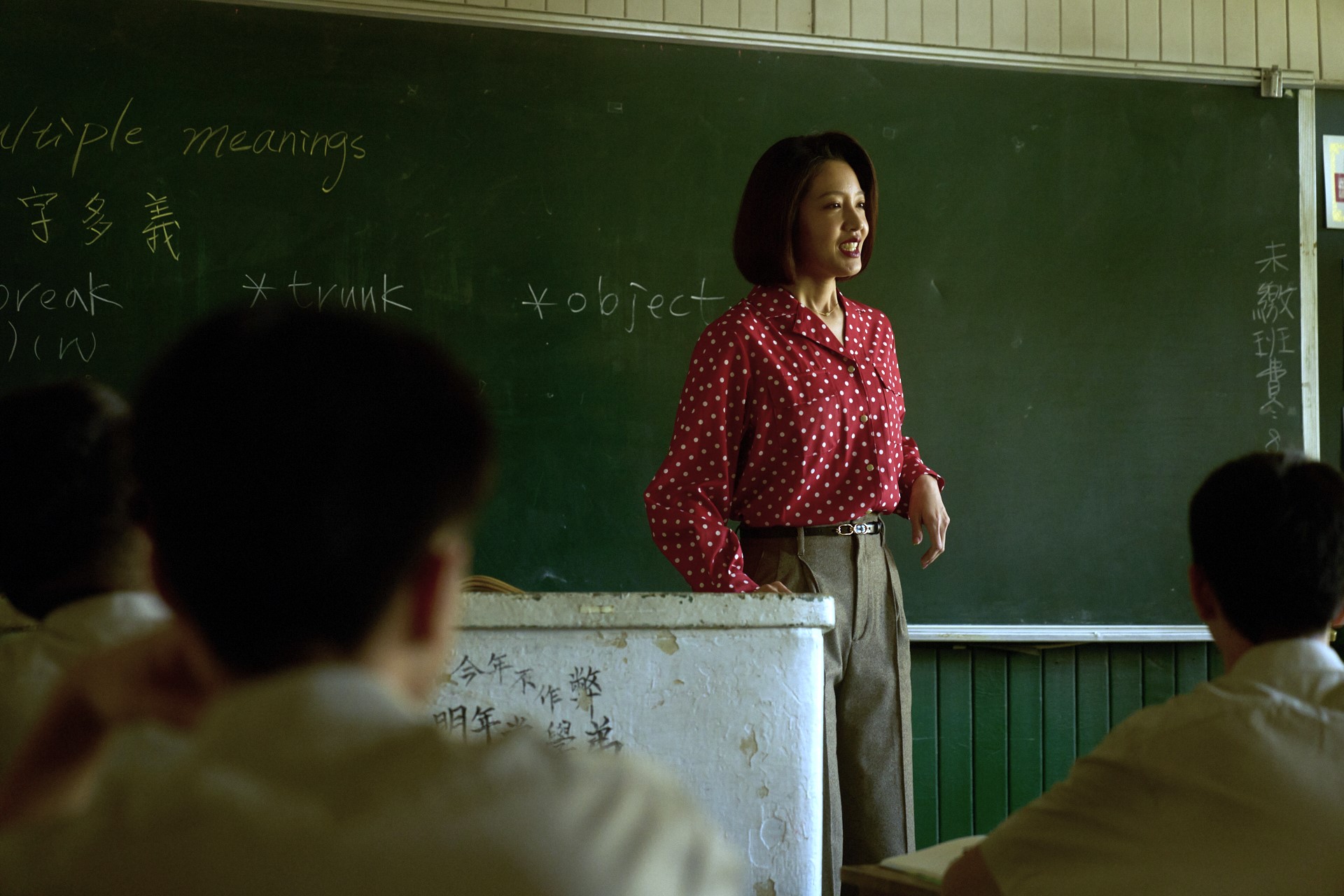 黃薇渟演出溫柔女教師，再合作馬志翔直呼太緊張。（圖／未來進行曲提供）