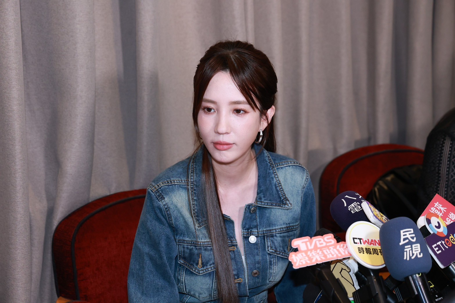愛雅無奈自己被罵。（圖／記者王人傑攝）