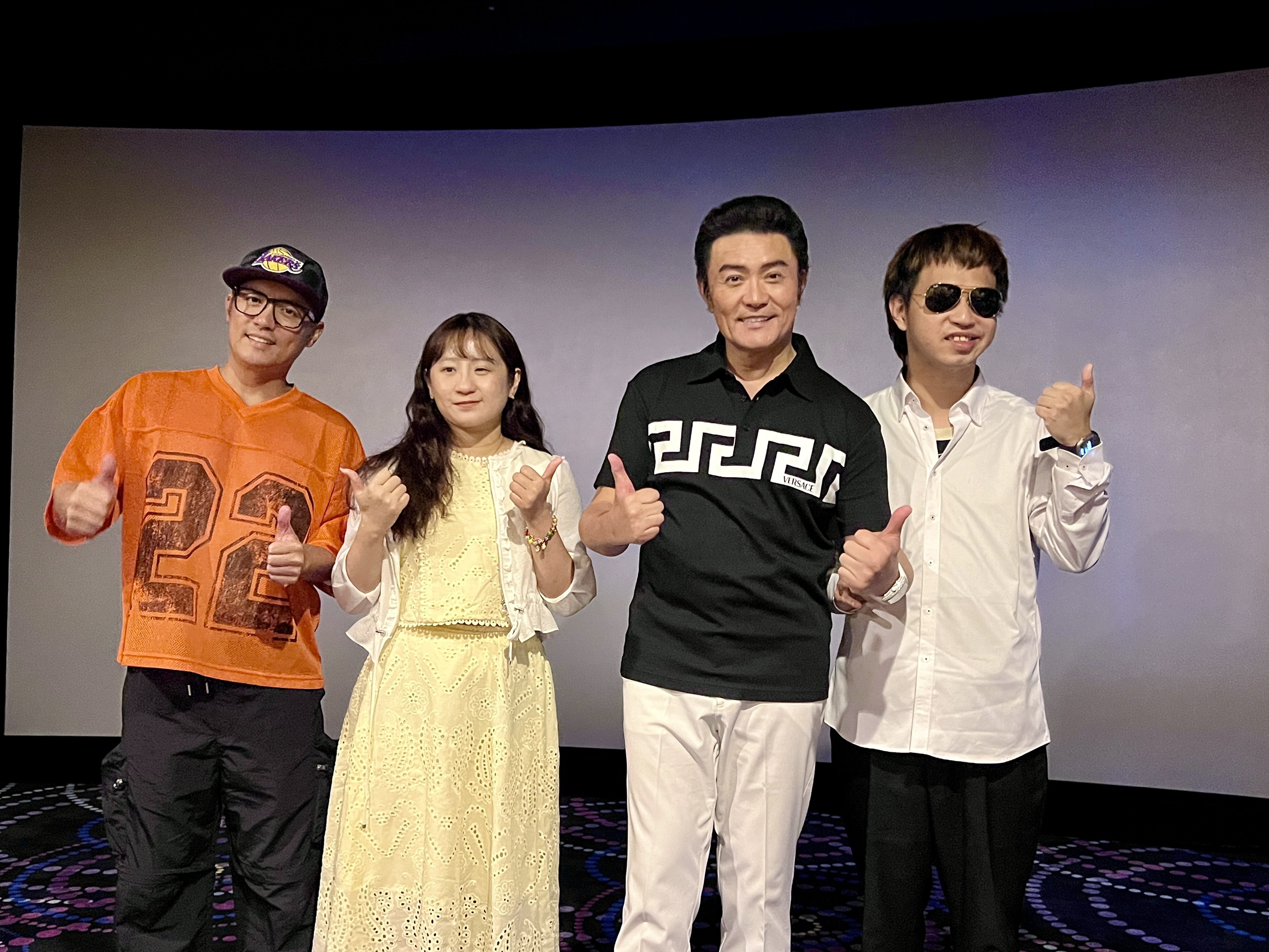 范逸臣（左起）、林芳語、李㼈、羅文謙。（圖／春暉映像提供）