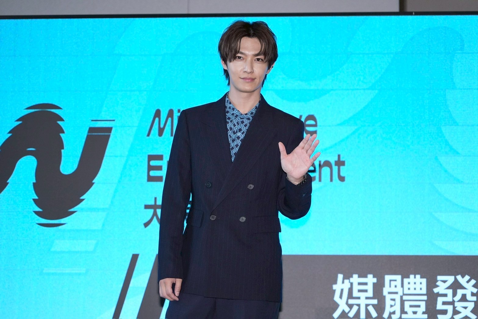 炎亞綸宣布創立「大浪娛樂」，晉升CEO。（圖／記者許方正攝）