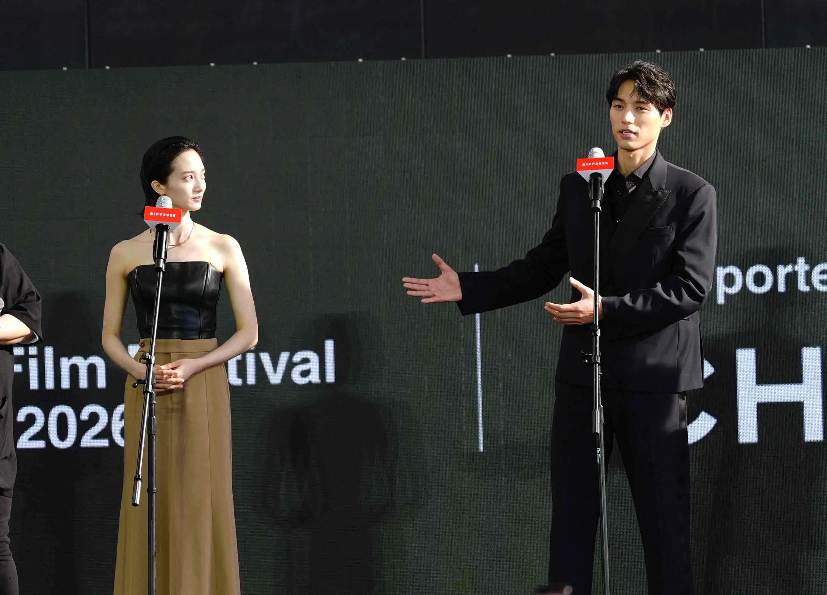 福士蒼汰表示拍《花臉貓：修羅道》對於跟韓寧的對決戲印象超深刻。（圖／記者陳明中攝）