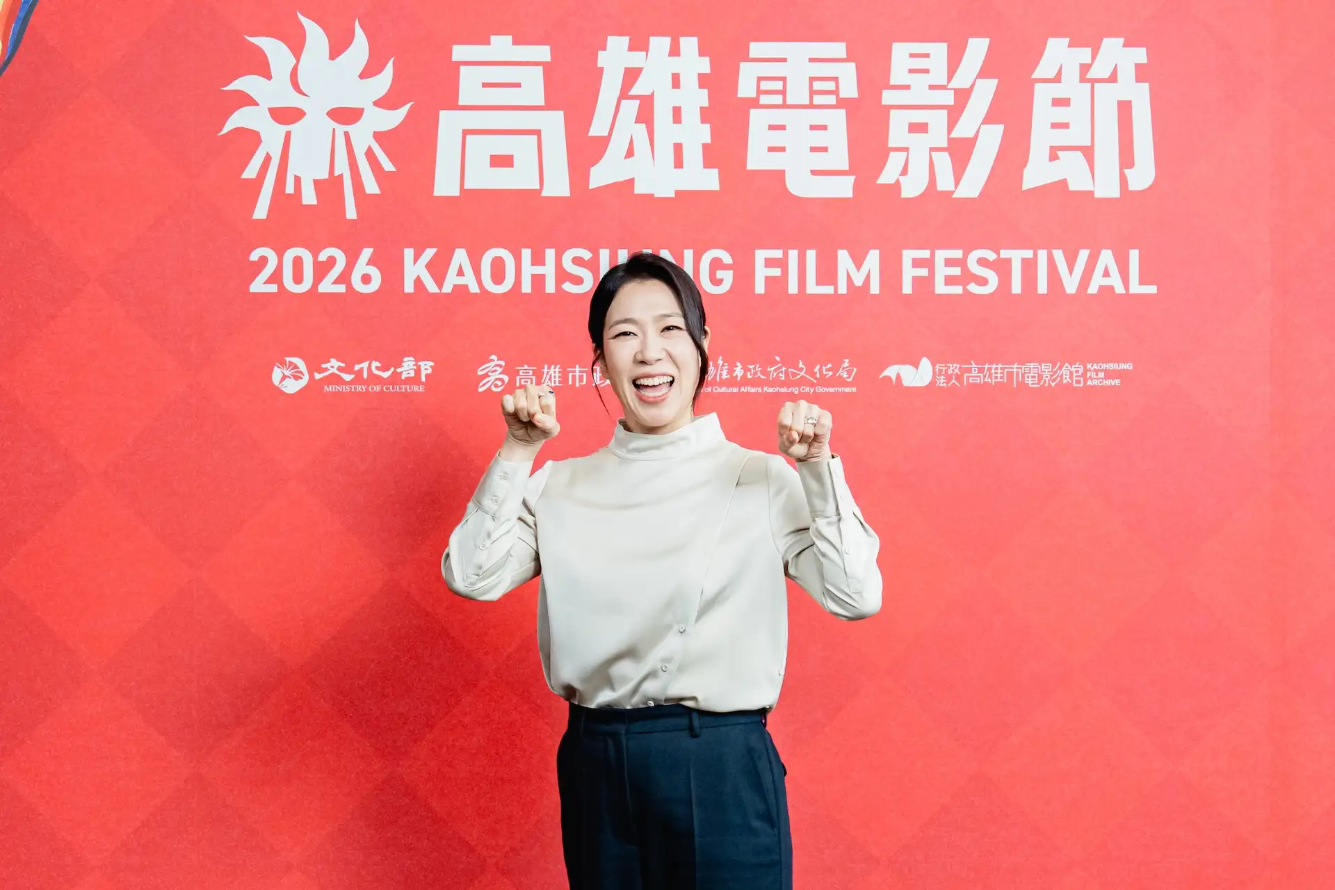 廉惠蘭來台灣了!(圖/高雄電影節提供)