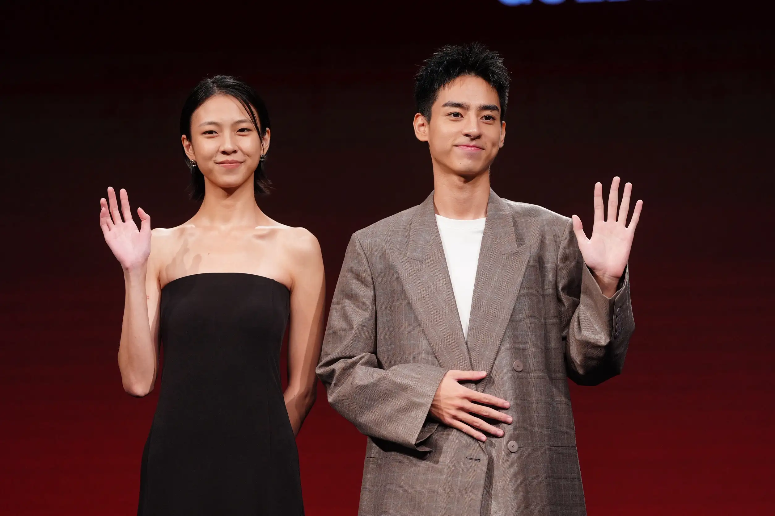 入圍名單由上屆最佳新演員得主馬士媛與入圍者劉敬共同揭曉。（圖／記者陳明中攝）