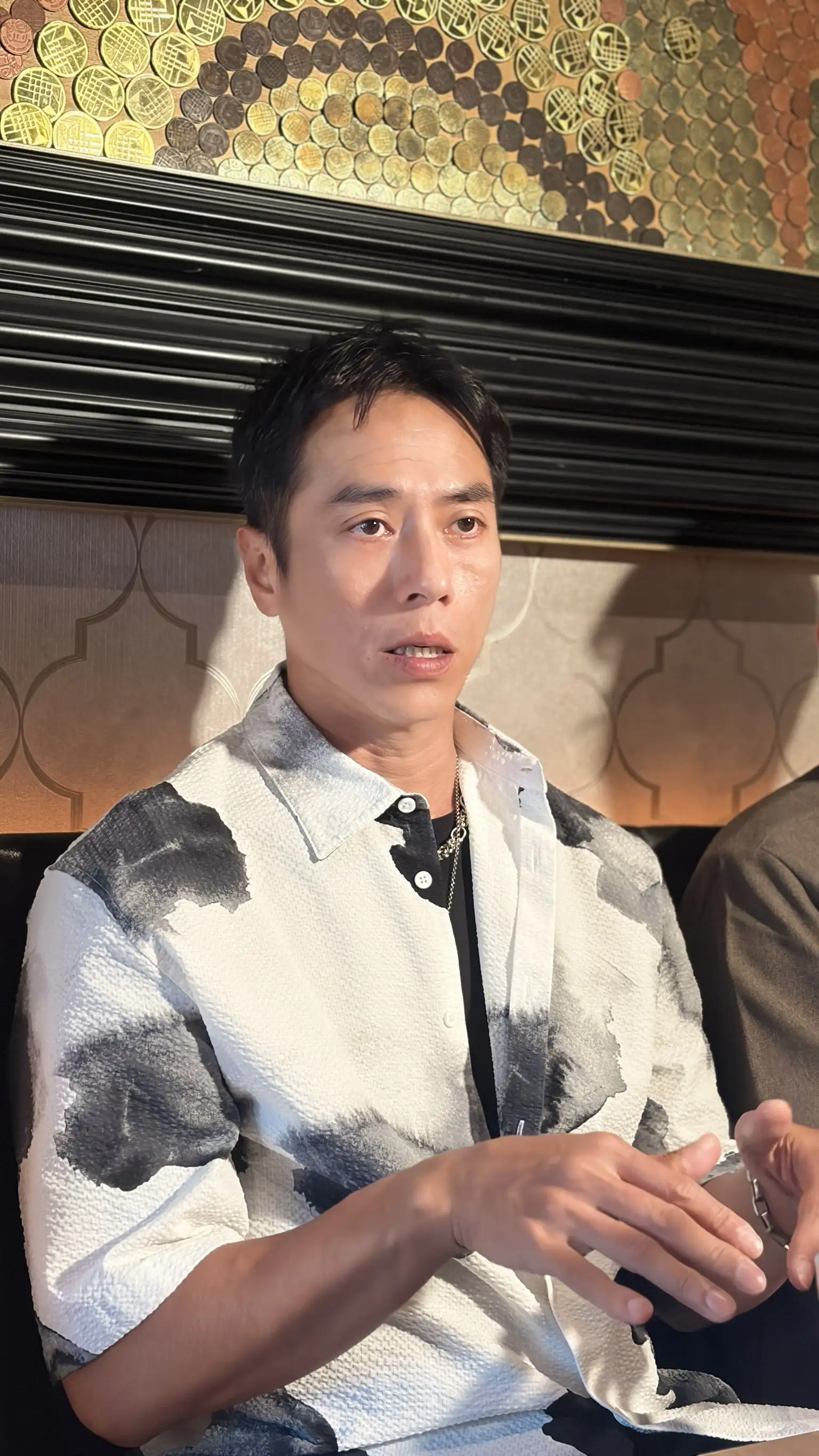 莊凱勛坦言和吳康仁已經許久沒有聯絡，兩人立場不同，但他表示尊重。（圖／記者蕭宇涵攝）