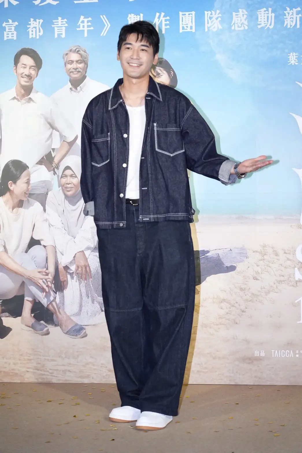 涂善存現身《沙央》首映會現場。(圖/記者許方正攝)