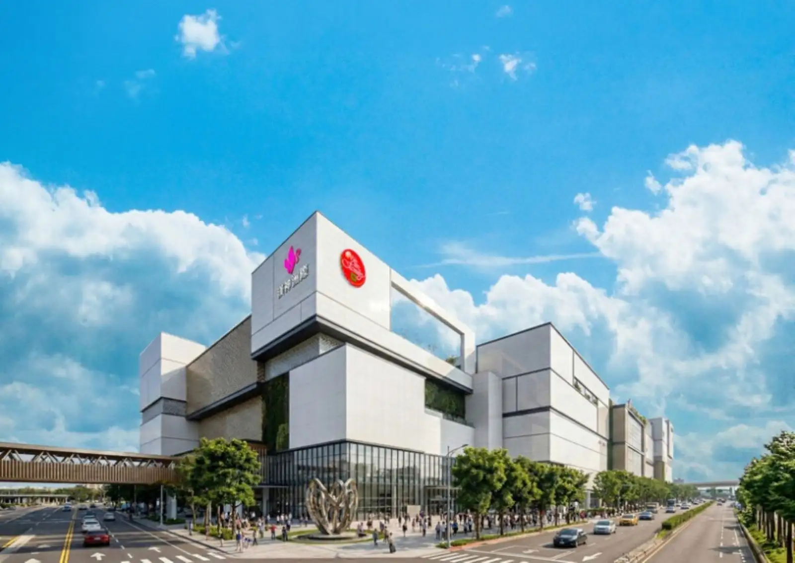 台中洲際百貨傳墜樓事故。(圖/漢神洲際購物廣場提供)