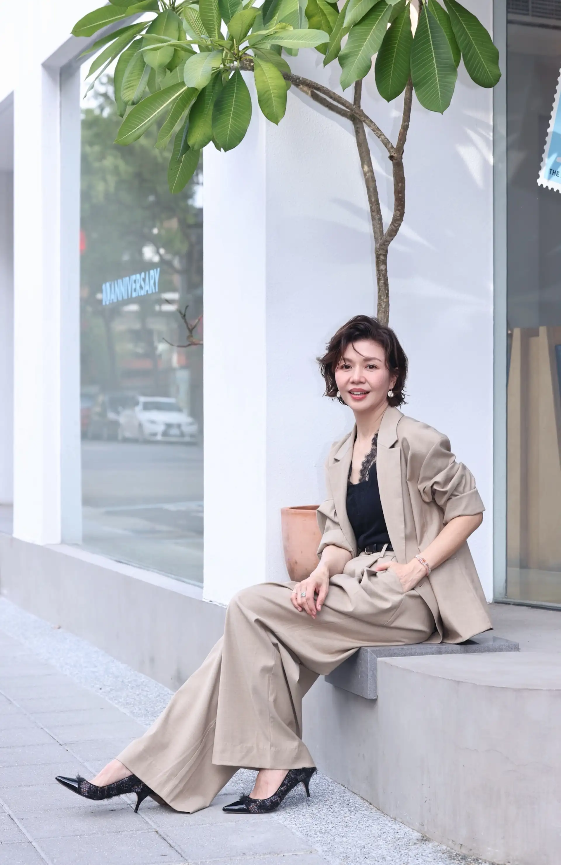 于子育展現熟女之美。（圖／娛樂中心攝）