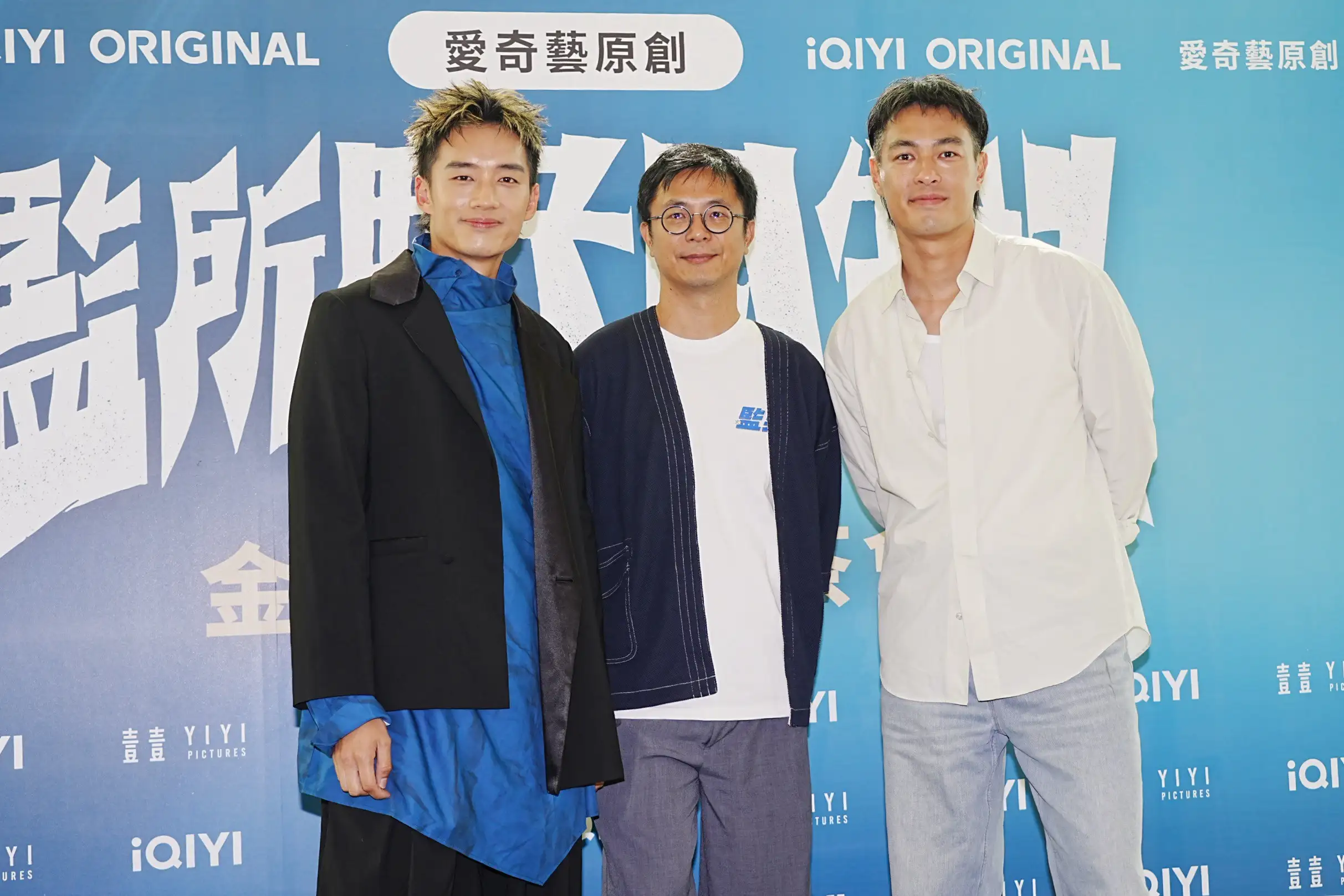《監所男子囚生記》導演高炳權(中)演員楊祐寧(右)、陳澤耀出席入圍茶會。(圖/記者陳明中攝)