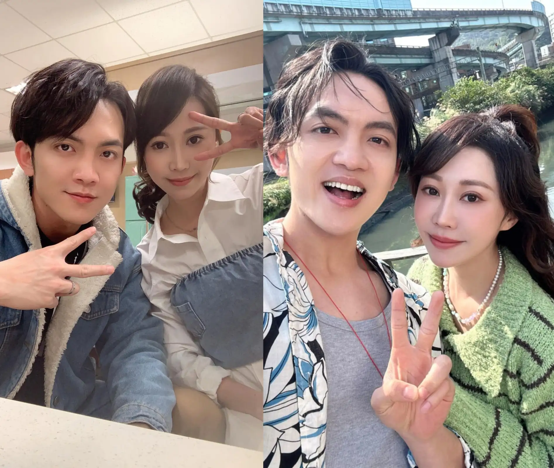 黃西田的女兒黃露瑤與歌手郭忠祐傳出戀情。(圖/翻攝自郭忠祐 York、黃露瑤 Mikolina臉書)
