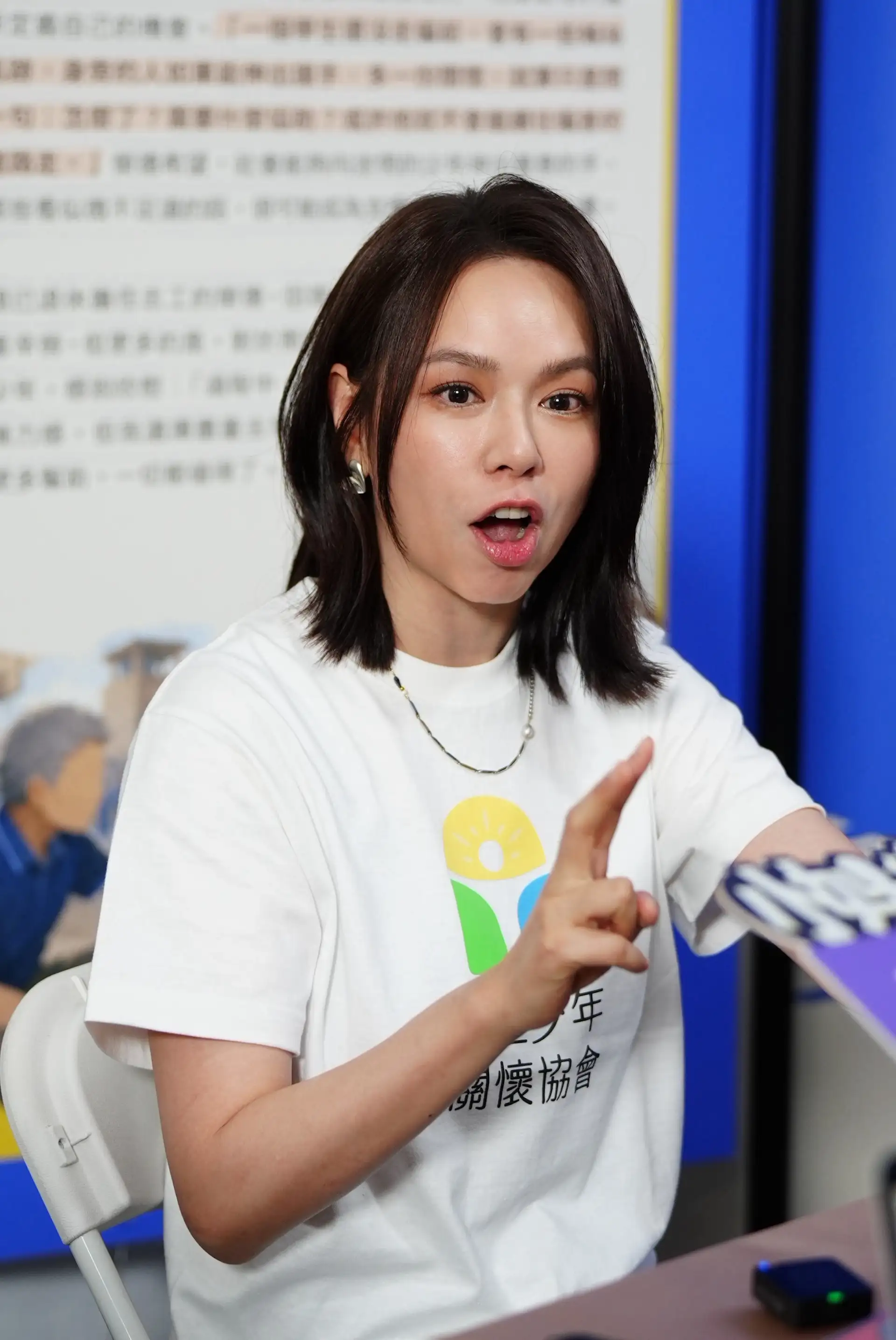 夏于喬分享當媽喜悅。(圖/記者陳明中攝)