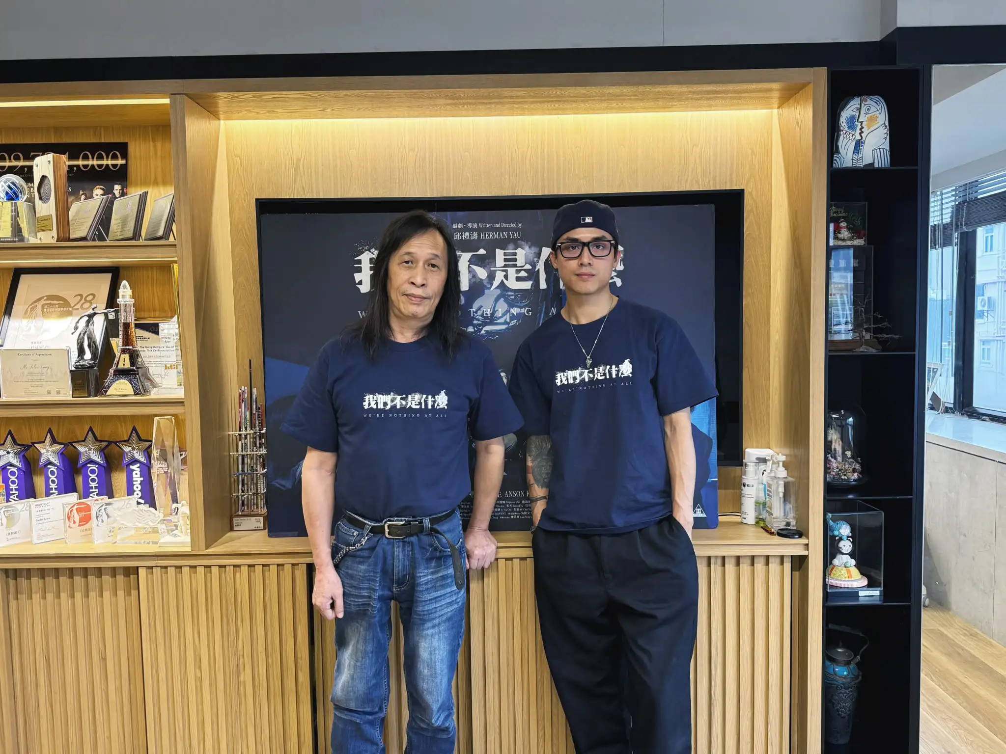 導演邱禮濤、江𤒹生將以《我們不是什麼》角逐金馬最佳導演、最佳男配角獎。（圖／華映提供）