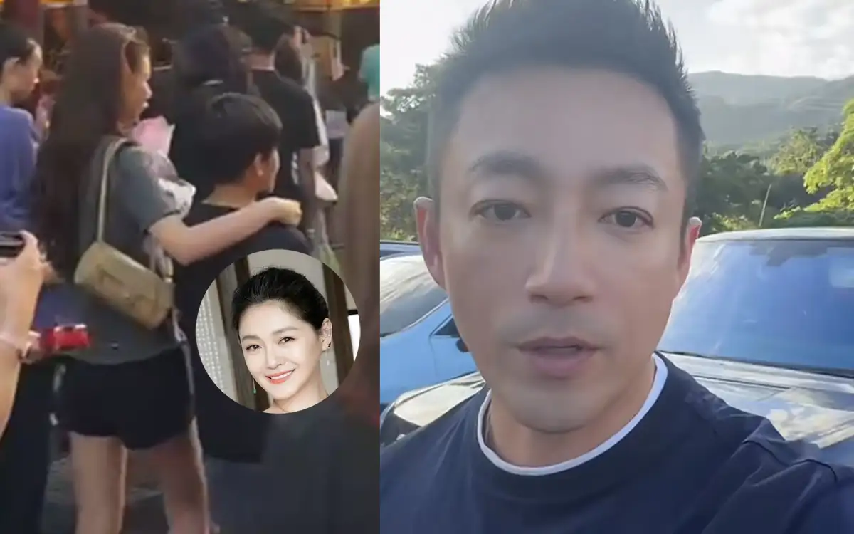 汪小菲帶馬筱梅遊台灣老街。(圖/翻攝微博)