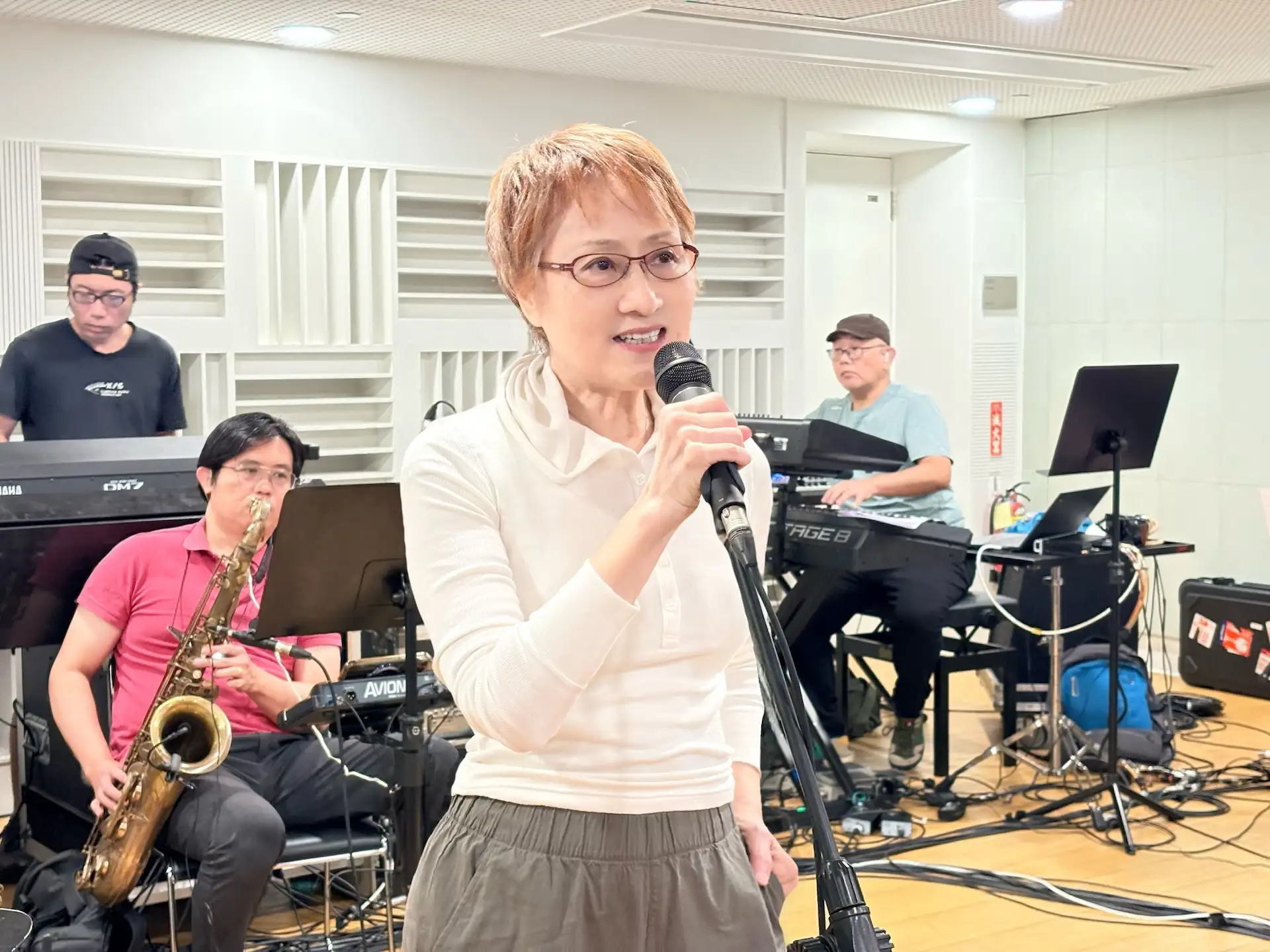 尤雅期盼演唱會順利演出。（圖／全球音樂經紀提供）