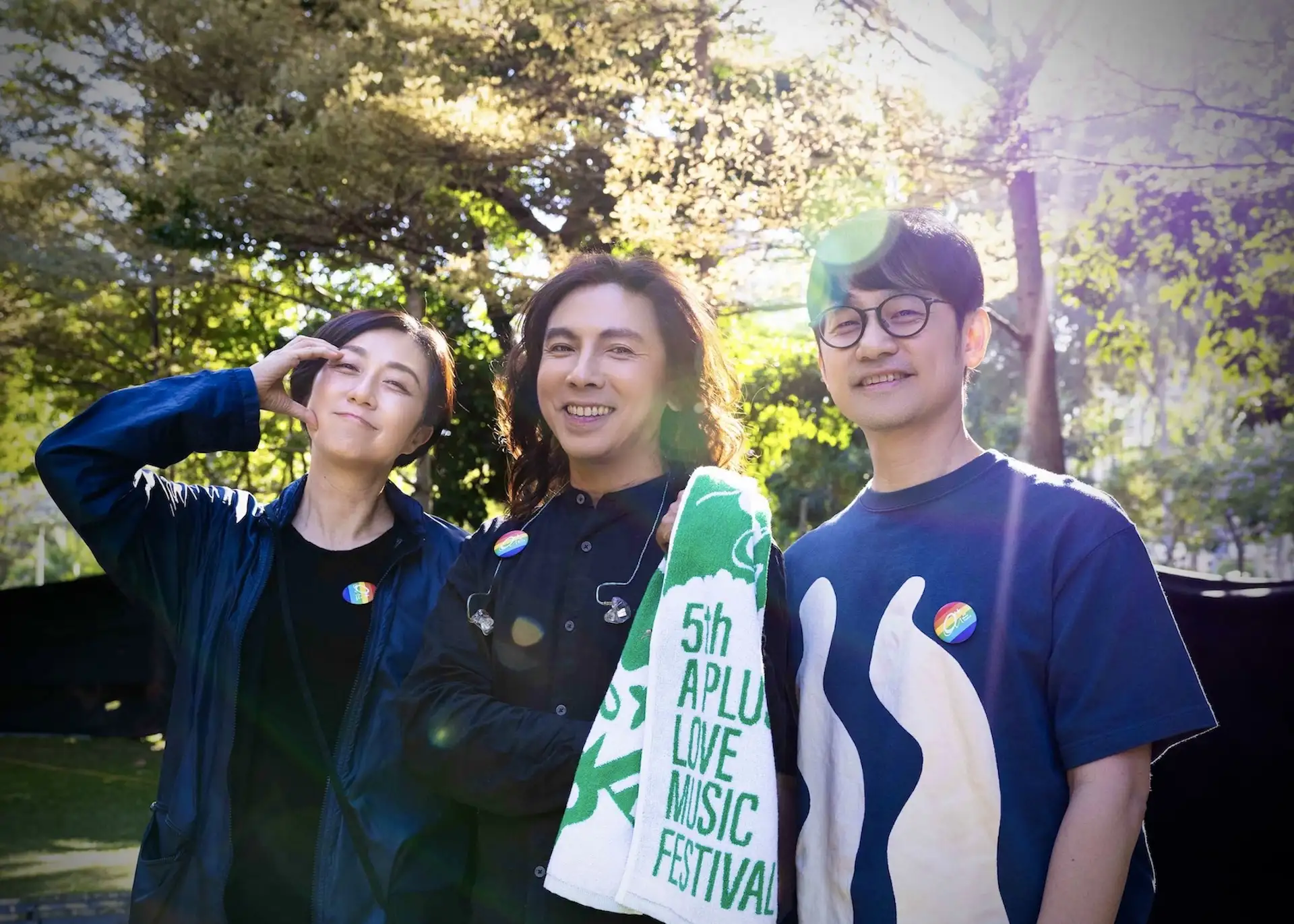 「霜淇淋」黃韻玲（左起）、郭蘅祈（郭子）、陳建騏組成。（圖／愛之日常音樂節提供）