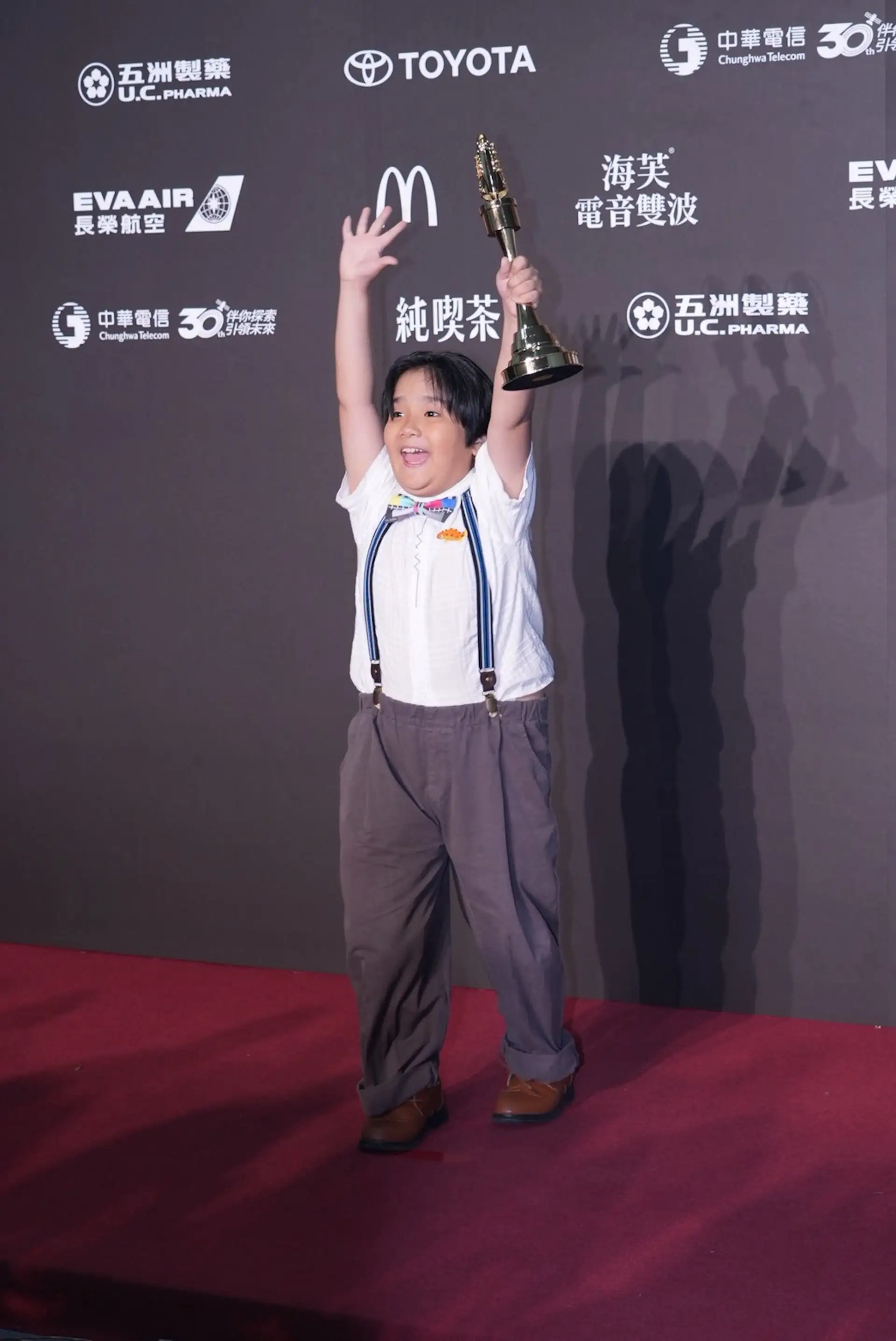 龍步晞跳不太起來。（圖／記者許方正攝）