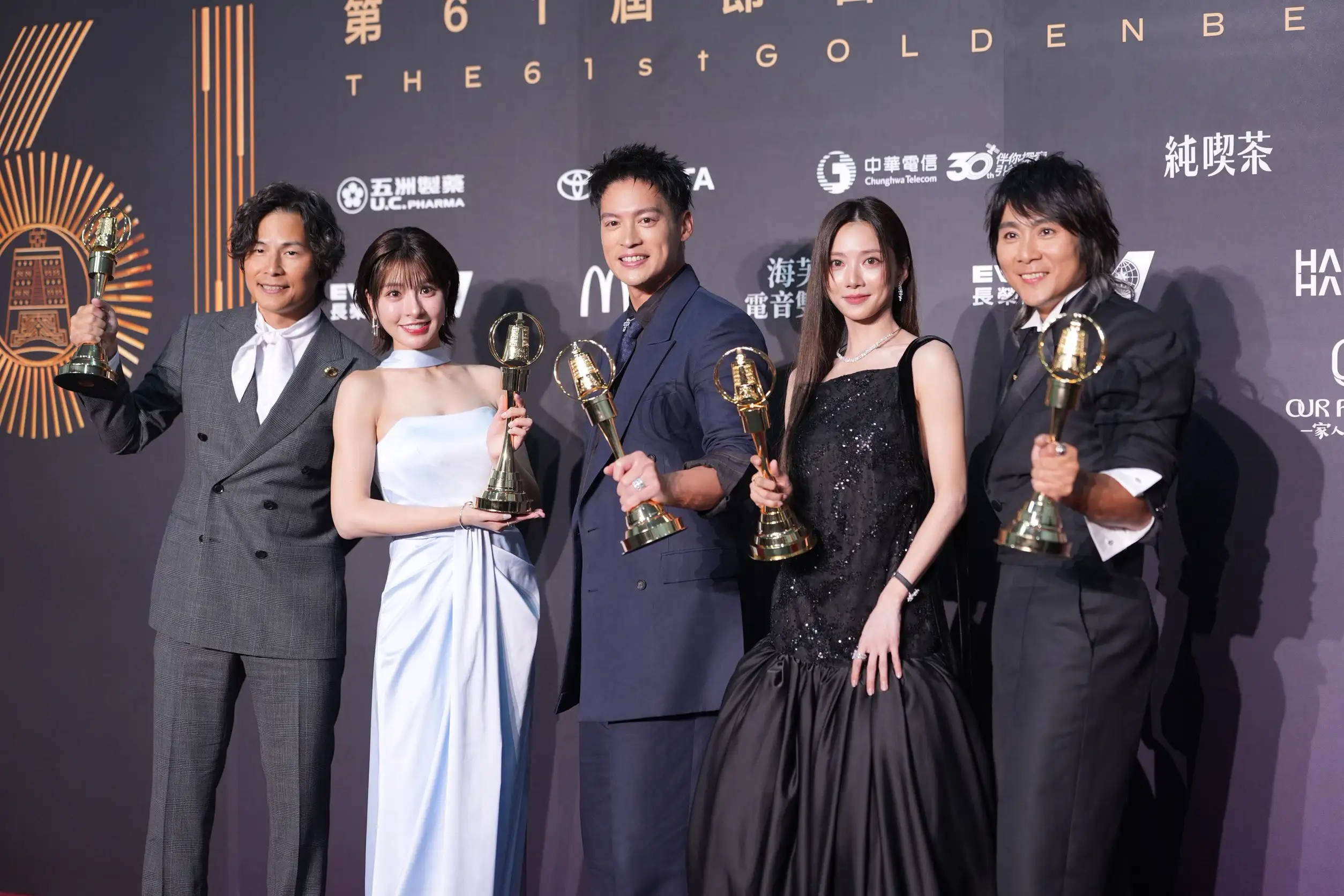《飢餓遊戲》主持群獲「實境節目主持人獎」。(圖/記者許方正攝)